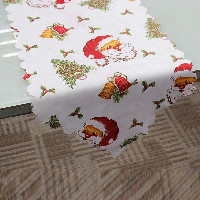 Festive Christmas Table Runner for Home Party Dining Decor