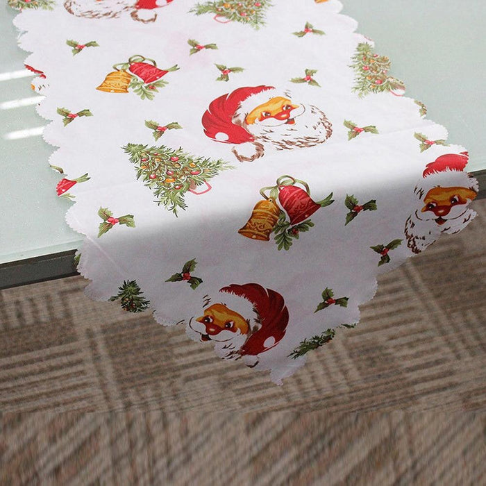 Christmas Decoration Tablecloth Home Party Dining Table Tapestry Cloth Cover