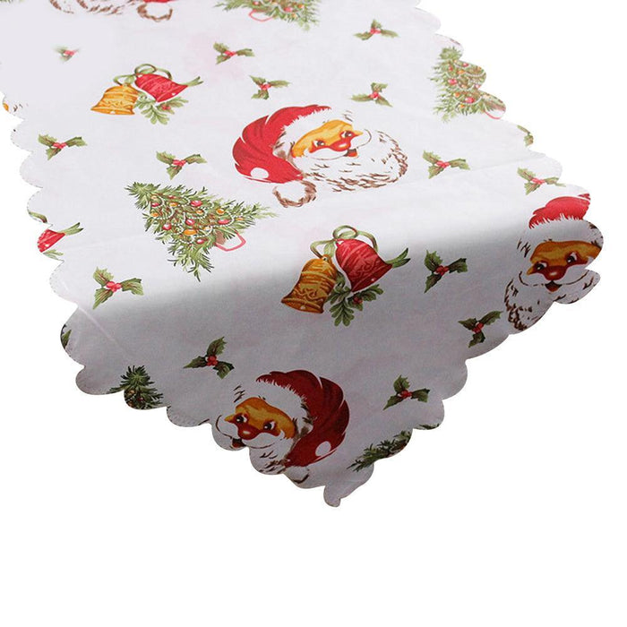 Festive Christmas Table Runner for Home Party Dining Decor