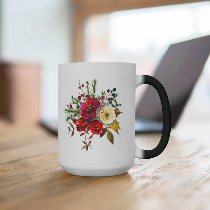 Enchanted Holiday Magic Ceramic Mug - Transforming Colors