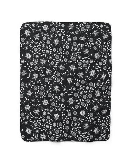 Cozy Festive Sherpa Fleece Throw Blanket - Holiday Warmth & Comfort