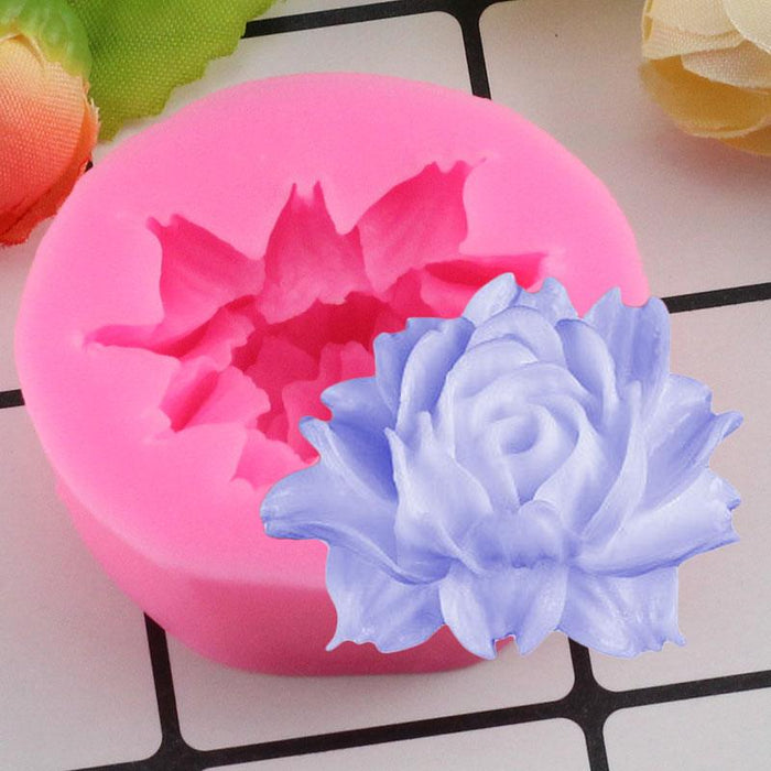 Chrysanthemum and Daisy Flower Silicone Baking Mold Set - Create Stunning Delights