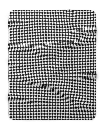 Cozy Checkered Christmas Sherpa Fleece Blanket