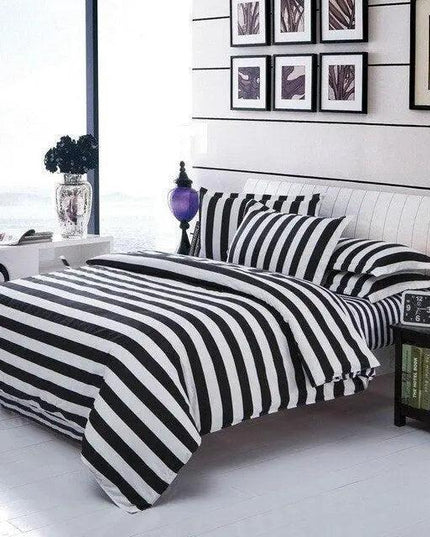 Inspiring Geometric Bedding Ensemble with Motivational Wall Art