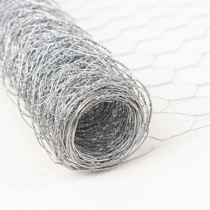 AliKopy 12"x16ft Galvanized Hexagonal Chicken Wire Mesh - Durable & Ve