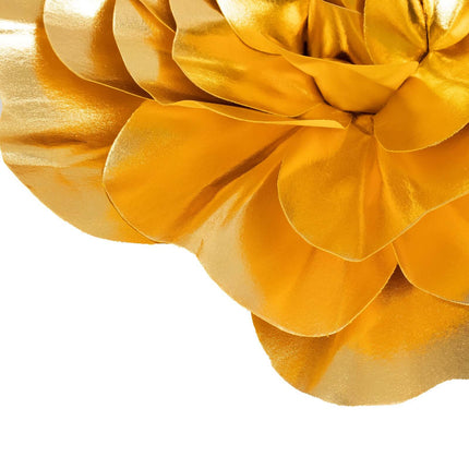 AliKopy 4 Pack 16" Large Metallic Gold Foam Roses - Real Touch & DIY C