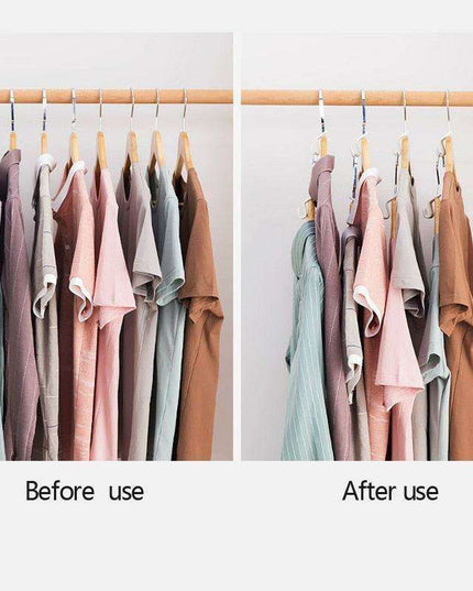 Space-Efficient Plastic Hanger Hooks for Neat and Organized Closets