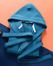 BLUE HOODED / M(155-165cm)