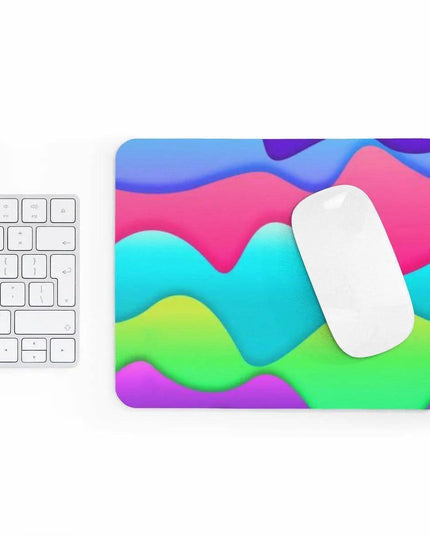 Colorful Geometric Mouse Pad for Precision and Style Enhancement