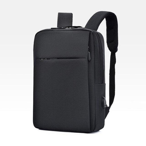 Ultimate Travel Companion: Stylish Laptop Backpack with Built-in USB Charger