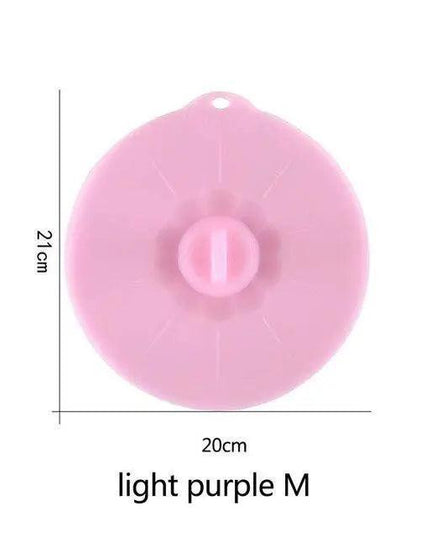 Eco-Conscious Silicone Lid Collection - Essential for Keeping Food Fresh and Waste-Free