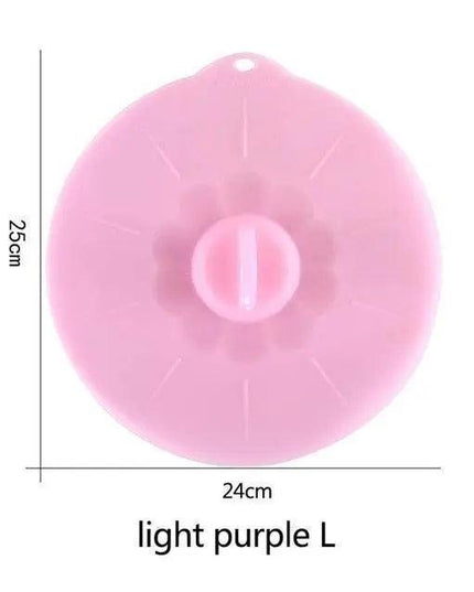 Eco-Conscious Silicone Lid Collection - Essential for Keeping Food Fresh and Waste-Free