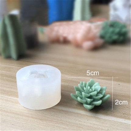 Creative 3D Cactus and Succulent Silicone Mold for Unique Crafting and Baking