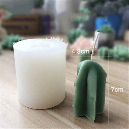 Creative 3D Cactus and Succulent Silicone Mold for Unique Crafting and Baking
