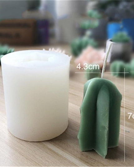 Creative 3D Cactus and Succulent Silicone Mold for Unique Crafting and Baking