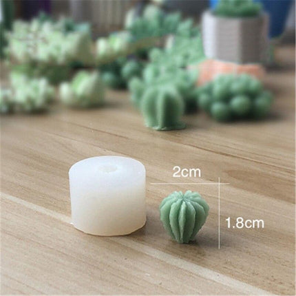Creative 3D Cactus and Succulent Silicone Mold for Unique Crafting and Baking
