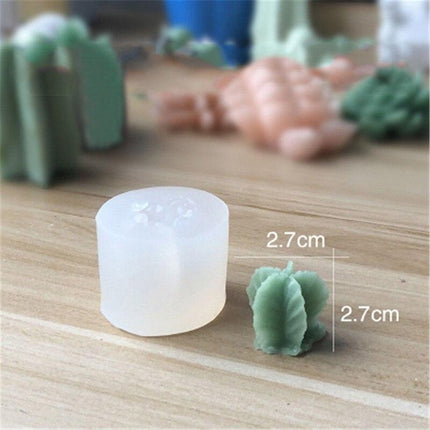 Creative 3D Cactus and Succulent Silicone Mold for Unique Crafting and Baking