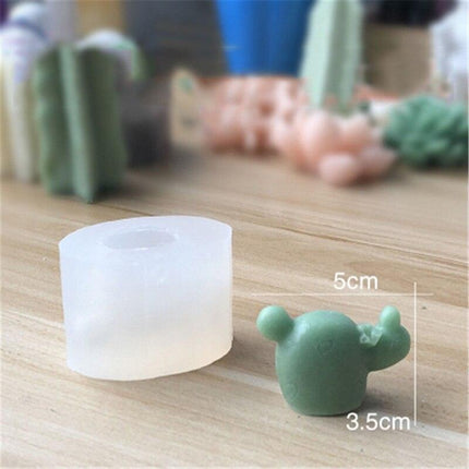 Creative 3D Cactus and Succulent Silicone Mold for Unique Crafting and Baking