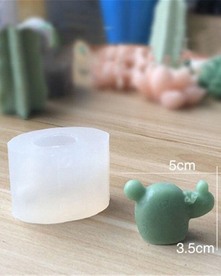 Creative 3D Cactus and Succulent Silicone Mold for Unique Crafting and Baking