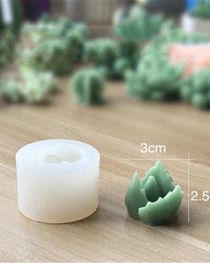 Creative 3D Cactus and Succulent Silicone Mold for Unique Crafting and Baking