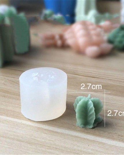 Creative 3D Cactus and Succulent Silicone Mold for Unique Crafting and Baking