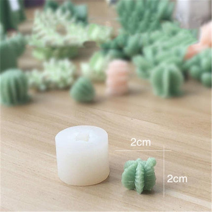 Creative 3D Cactus and Succulent Silicone Mold for Unique Crafting and Baking