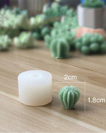 Creative 3D Cactus and Succulent Silicone Mold for Unique Crafting and Baking