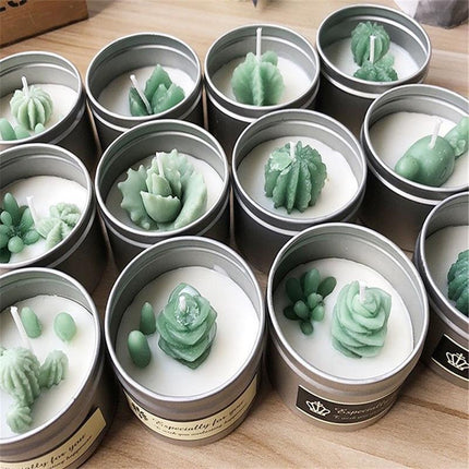 Creative 3D Cactus and Succulent Silicone Mold for Unique Crafting and Baking