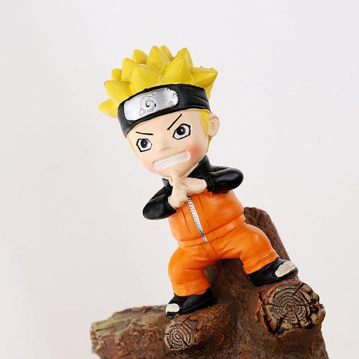 Anime Cartoon Character Pen Holder: Stylish Desk Organizer with Resin Construction