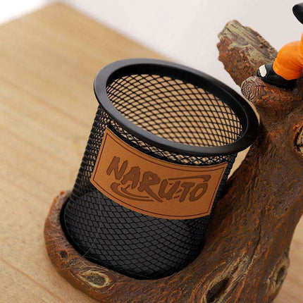 Anime-Inspired Resin Pen Holder: Chic Desk Organizer for Stationery Storage