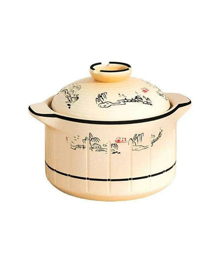 Vibrant Ceramic Casserole Collection for Gas Stove and Oven - Elegant Cooking Pot Set for Gourmet Creations