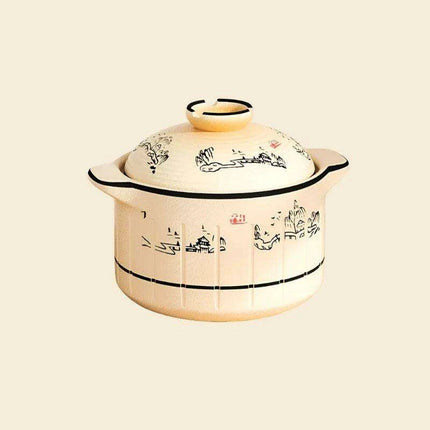 Vibrant Ceramic Casserole Collection for Gas Stove and Oven - Elegant Cooking Pot Set for Gourmet Creations