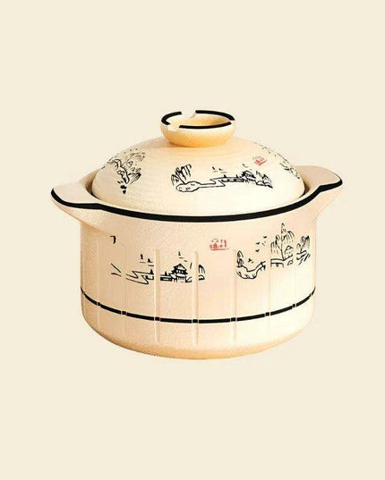 Vibrant Ceramic Casserole Collection for Gas Stove and Oven - Elegant Cooking Pot Set for Gourmet Creations