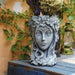 Creative Goddess Head Succulents Flower Vase Statue planter for Balcony
