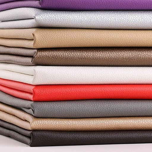 Small Litchi PU Leather Fabric: Ideal for DIY Crafting Endeavors