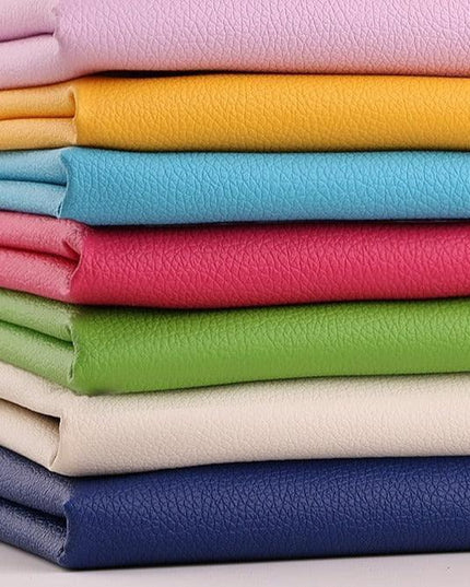 Litchi PU Leather Crafting Kit: Versatile DIY Fabric Set for Creative Projects