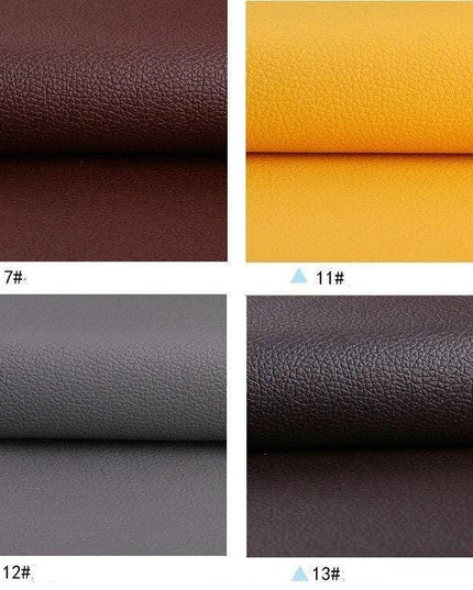 Litchi PU Leather Crafting Kit: Versatile DIY Fabric Set for Creative Projects