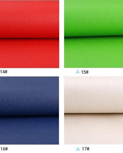 Litchi PU Leather Crafting Kit: Versatile DIY Fabric Set for Creative Projects