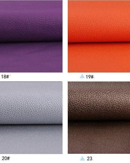 Litchi PU Leather Crafting Kit: Versatile DIY Fabric Set for Creative Projects