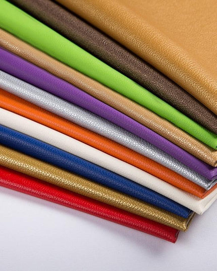 Litchi PU Leather Crafting Kit: Versatile DIY Fabric Set for Creative Projects