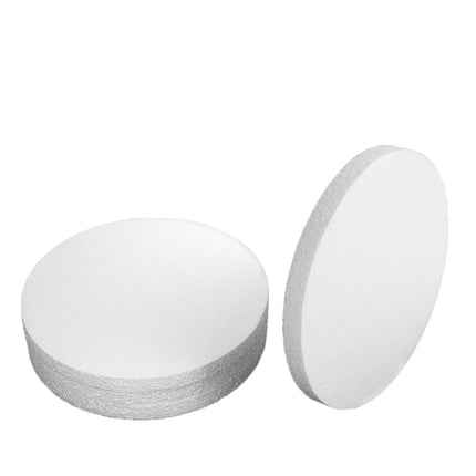 AliKopy 12 Pack 8" White Styrofoam Discs - Lightweight, Easy to Cut