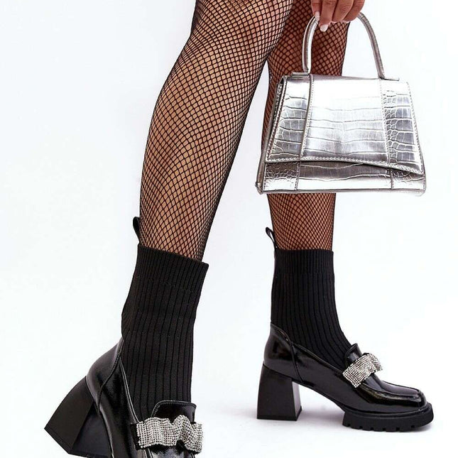 Heel boots model 187357