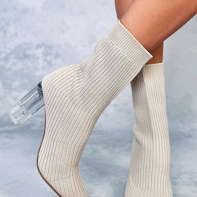 Heel boots model 187395