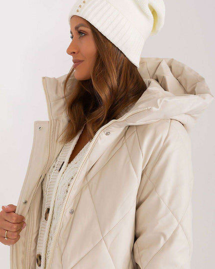 Chic Parisian Pearl Knit Beanie Elegant Winter Hat