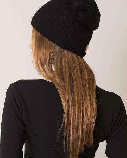 Chic Parisian Pearl Knit Beanie Elegant Winter Hat
