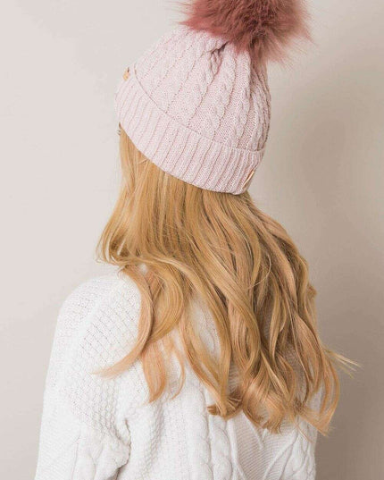 Chic Parisian Plaid Pom Pom Winter Beanie For Women