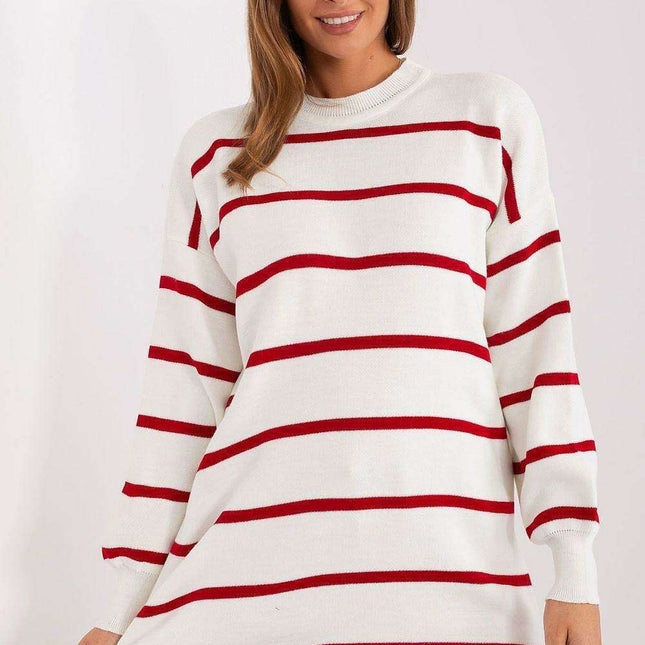 Cozy Striped Long Sleeve Jumper for Stylish Versatility