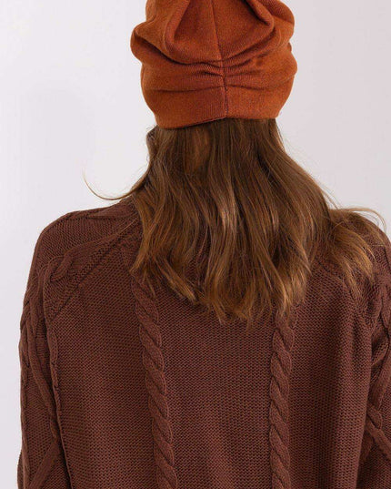 Stylish Winter Knit Beanie with Elegant Applique Detail