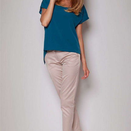 Chic Backless Kimono Sleeve Blouse for Effortless Style