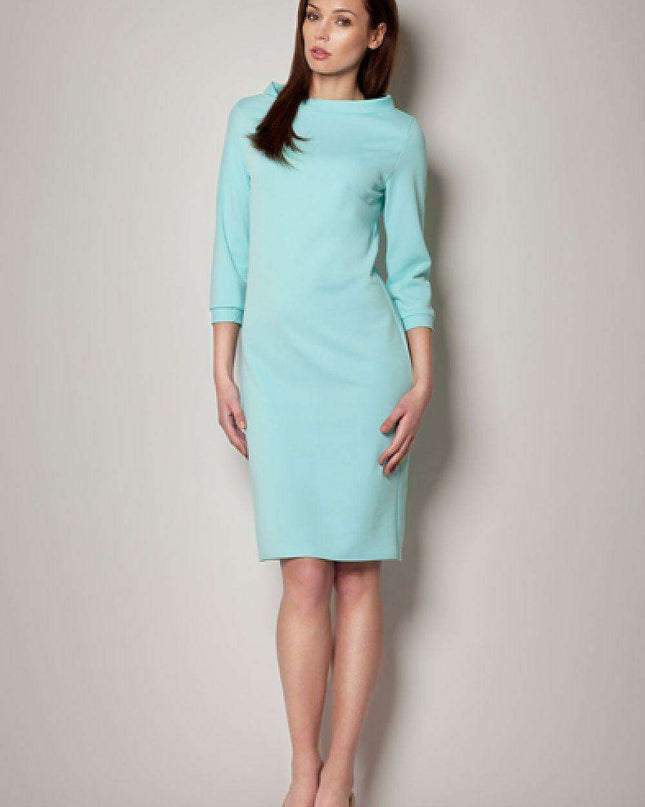 Elegant Boat Neck Daydress by Figl: Timeless Charm and Effortless Style